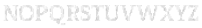 Pixel Serif Wave S Font UPPERCASE