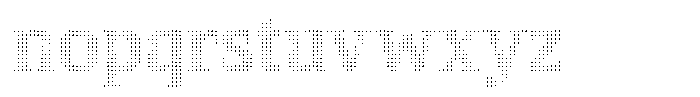 Pixel Serif Wave S Font LOWERCASE