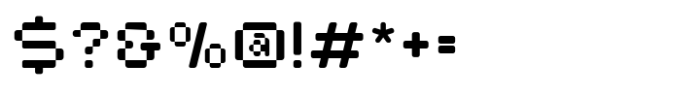 Pixel Space Font OTHER CHARS