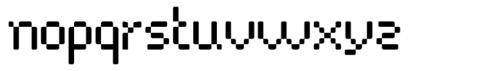 Pixel Space Font LOWERCASE