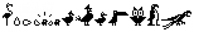 Pixel Zoo Font OTHER CHARS
