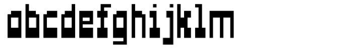 Pixel Font LOWERCASE