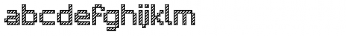 Pixelar Outline Textured Font LOWERCASE