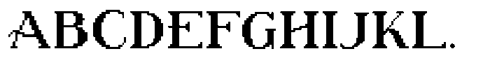 Pixelatura Font UPPERCASE