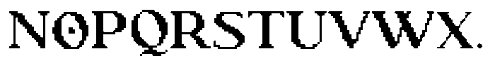 Pixelatura Font UPPERCASE