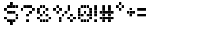 Pixellance Font OTHER CHARS