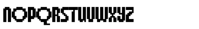 Pixelora Regular Font UPPERCASE
