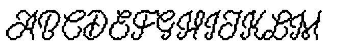 Pixelota Glitch Font UPPERCASE