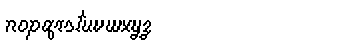 Pixelota Regular Font LOWERCASE