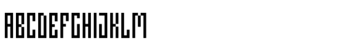 Pixeloza 01 Regular Font UPPERCASE