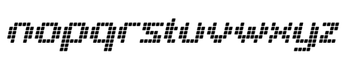 Pixelya Slant Font LOWERCASE