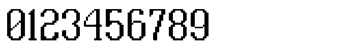 Pixerif Regular Font OTHER CHARS
