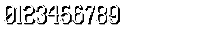 Pixerif Shadow Font OTHER CHARS
