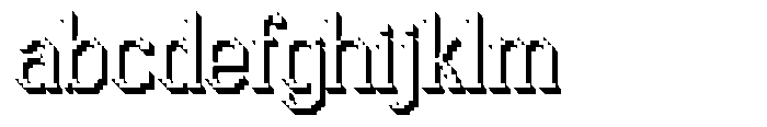 Pixerif Shadow FONT