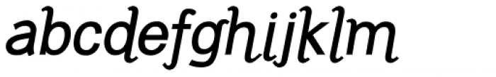 Pixettish Bold Italic Font LOWERCASE