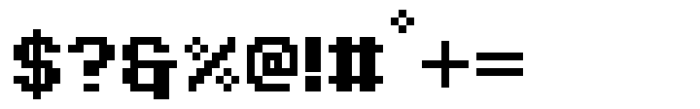 Pixgrid Font OTHER CHARS