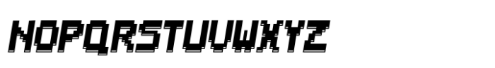 Pixial Game Black Italic Font LOWERCASE