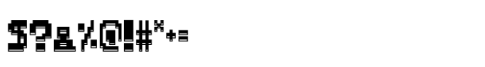 Pixial Game Black Font OTHER CHARS