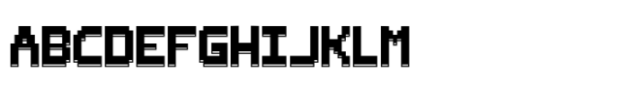 Pixial Game Black Font UPPERCASE