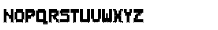 Pixial Game Black Font UPPERCASE