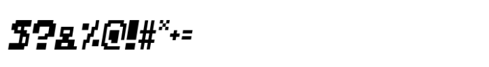 Pixial Game Italic Font OTHER CHARS