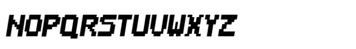 Pixial Game Italic Font UPPERCASE