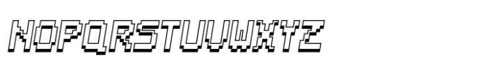 Pixial Game Light Italic Font UPPERCASE