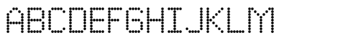 Pixidot mayhem Regular dot Font UPPERCASE