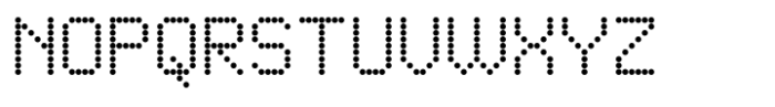 Pixidot mayhem Regular dot Font UPPERCASE