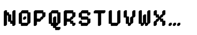 Pixmon Blox BL Font UPPERCASE
