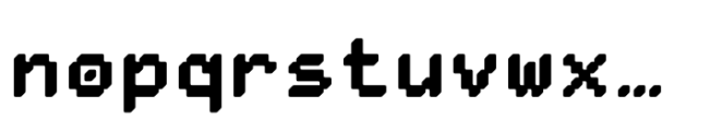 Pixmon Blox BL Font LOWERCASE