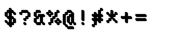 Pixmon Blox BR Font OTHER CHARS