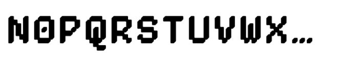Pixmon Blox TR Font UPPERCASE