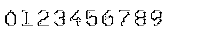 Pixmon Dmond Hollow E Font OTHER CHARS