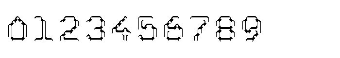 Pixmon Dmond Hollow HS Font OTHER CHARS