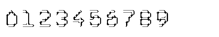Pixmon Dmond Hollow VW Font OTHER CHARS