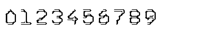 Pixmon Dmond Hollow W Font OTHER CHARS