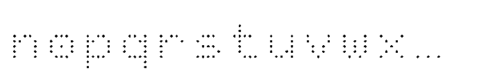 Pixmon Dmond Mini Grid Fade Font LOWERCASE