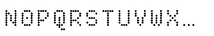 Pixmon Dmond Mini Grid Font UPPERCASE