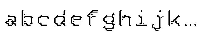 Pixmon Dmond Mini Hollow E FONT