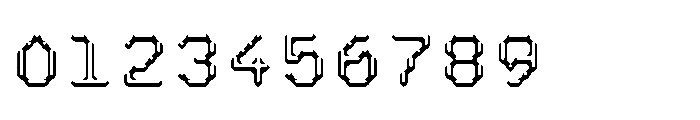 Pixmon Dmond Mini Hollow N Font OTHER CHARS