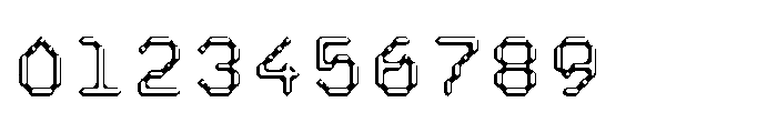 Pixmon Dmond Mini Hollow NE Font OTHER CHARS