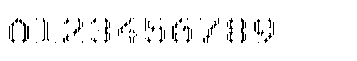 Pixmon Dmond Mini Hollow V Font OTHER CHARS