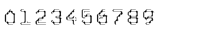 Pixmon Dmond Mini Hollow VE Font OTHER CHARS