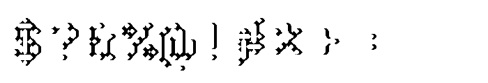 Pixmon Dmond Mini Shadow E Font OTHER CHARS