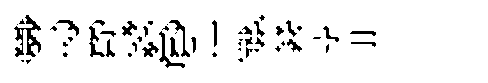 Pixmon Dmond Mini Shadow NE Font OTHER CHARS