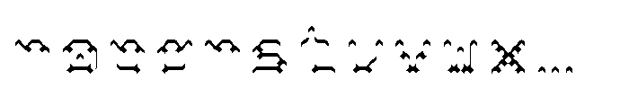 Pixmon Dmond Mini Shadow N Font LOWERCASE