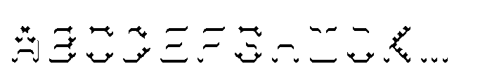 Pixmon Dmond Mini Shadow S Font UPPERCASE