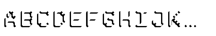 Pixmon Dmond Mini Shadow SW Font UPPERCASE