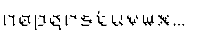 Pixmon Dmond Mini Shadow SW Font LOWERCASE